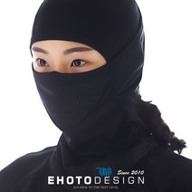 이호토 여름 바라클라바 오리지날 쿨 냉감 자외선차단 낚시 등산 골프 바이크 오토바이, 블랙