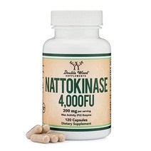 Nattokinase 나토키나제 4 000 FU 120 Capsules by Double Wood