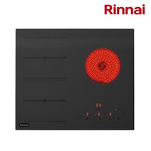 [린나이] 빌트인 3구 하이브리드 전기레인지 HYF3200N (타공사이즈 560x430/480 공용)