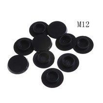 자동차 차량용 볼트 너트 10Pcs M4-24 육각 나사 소켓 고정 장치 커버 캡 볼트 라운드 헤드 보호기, 06 M12