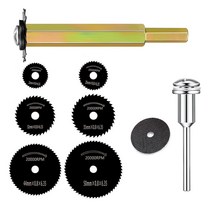 원형톱가이드 조기대 바 레일 직선 9pcs Practical Circular Saw Blade Set for Plastic Pipe Portable Ada, 01 9pcs sets