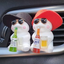 힐링센트 한잔해 지방이 차량용방향제 세트 블랙체리향