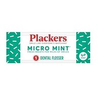 Plackers 마이크로 민트 덴탈 플로서 신선한 향 접이식 이쑤시개 슈퍼 터플로스 슈어 지퍼 씰이 있는 간편한 보관 300개, 500개(1팩)