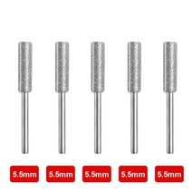 엔진톱연마기 체인톱연삭기 3456pcs 다이아몬드 코팅 원통형 버 44.85.5mm 톱, 실버 5pcs 세트 3, 1개