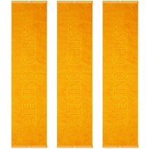 발렌티노크리스티 스포츠 타올, 노랑, 3개