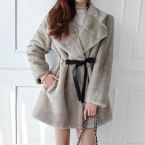 금찌 키라 퍼 무스탕 자켓 JK6338