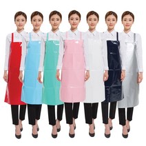 예경 가볍고 튼튼한 양면 방수 H형 앞치마 중, PO-2103/중/하늘색, 1개