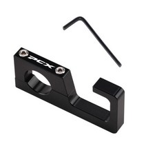 혼다 PCX 160 150 125 PCX150 PCX125 CNC 모토 브레이크 마스터 실린더 브래킷 백 짐 헬멧 행거 클램프 후크 홀더 캐리, black