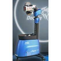 자동 피칭머신 탁구 연습 용품, 블랙형+리모컨