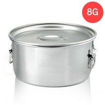 황제경금속 양은 소도아 낮은 식깡 육수통 8G, 단품