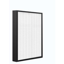 InteHome HEPA H13 공기 청정기 대형 방 교체 필터 2개, WHITE