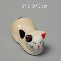 수저받침대 개 세라믹 고양이 젓가락 스탠드 홀더 숟가락 포크 칼 나머지 랙 레스토랑 테이블 책상, 5