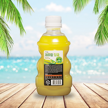 제주랑 아이스박스배송 100% 착즙 한라봉 천혜향 청귤 감귤주스 320ml 10개, 제주랑 청귤 주스 320ml 10개