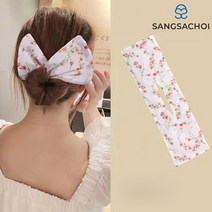 5개세트 돌돌말아 트위스트 헤어끈 머리끈 반다나 헤어밴드 여름 메탈 데일리 실버 고급 얇은 헤어악세사리 올림머리 똥머리 여성용 리본