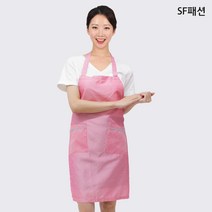 얇은 한복단 앞치마 핑크앞치마, FREE(KAE15), 샴페인