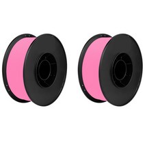 Hn3D 3D프린터 필라멘트 PLA-F 2개, 핑크 2개