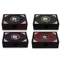 박씨상방 나전 자동 한지명함함 매화팔각, 상세설명 참조, 청매팔각