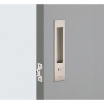 도무스 미닫이 잠금장치 슬라이딩락 DSL260NI (니켈) 욕실용 매입 매립손잡이