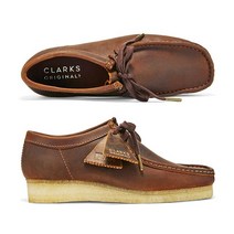 클락스 26156605 왈라비 비즈왁스 레더 스니커즈