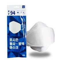 포시즌 KF94 황사 방역 마스크, 20매입