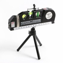 정밀측정 건축 설비 레이저 수평계 수평기 수평 줄자 삼각대 포함, 1개