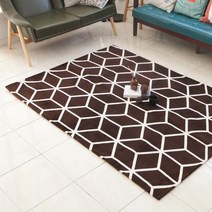 북유럽스타일 먼지없는 러그 카페트 100X150cm