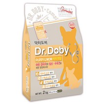 닥터도비 퍼피앤맘 2kg 수유견 사료 어린강아지 임신, 본상품선택, 1개