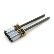 소형 전기 팬 가이드 모터 1pcs 마이크로 감속 기어 모터 리드 스크류가있는 6V 12V DC GA12-N20- M4 x 55, 09 120_02 6V