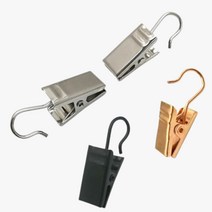 캠핑 쓰레기봉투 걸이 캠핑용 쓰레기통 랜턴걸이 후크 클립 용품 다용도집 게걸이 집게 집게걸이 마스크 모자걸이, 화이트