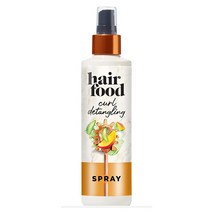 Hair Food 망고 및 알로에 함유 염 프리 컬 디탱글링 스프레이 리브인 컨디셔너 곱슬머리용 헤어 스타일링 제품 파라벤 200ml7.6온스
