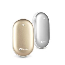 지군 USB 양면 손난로 휴대폰 보조배터리 GHB-900 실버 크리스마스 연말선물