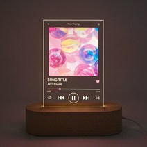 [주문제작] LIFE PLAY! LOVE PLAY! 아크릴 플레이어 무드등, Thank you, B타입