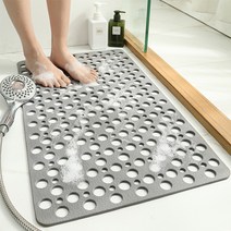 가정용 미끄럼 방지 욕실 매트, 43*75cm, 블루