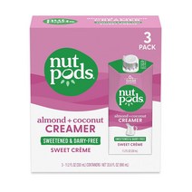 너트팟 무설탕 커피 크리머 스위트 크림 3팩 nutpods Zero-Sugar Sweetened Coffee Creamer