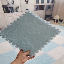 카페트 매트 두꺼운융 면접합 버블 거실 침실 대면적 업소용청소기, C03-30x30x0.6CM10매입, T09-스카이블루