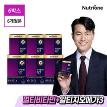 [뉴트리원]정우성 트리플엑스127 X 6박스 (6개월분) /오메가3, 81g, 6개, 상세 설명 참조, 1350mg