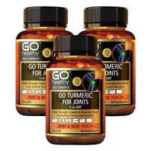 고헬씨(Go Healthy) 고헬씨 튜메릭(강황) 포 조인트 원어데이 60 베지캡슐 X 3개, 180캡슐, 1세트