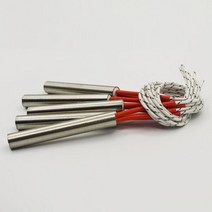 220V 전기 금형 카트리지 히터 12mm 튜브 직경. 50/60/80/100/120/150/200mm 길이 가열 요소 원통형 관형 5pcs, 12x60mm 220V 100W