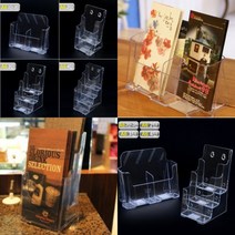 파샵 A6 카달로그 꽂이 3단 테이블스탠드 카페메뉴보드, 2단
