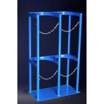 고압 가스용기보관함 1구 LPG가스통캐비닛 고정장치, 40L-2구 농축 24cm(흰색 주문메모)
