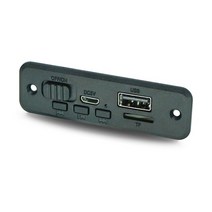 MP3플레이어블루투스 5.0 MP3 플레이어 디코더 보드 자동차 FM 라디오 모듈 2x3W 앰프 지원 USB 핸즈프리, 01 1Set