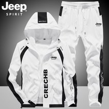 지프 러닝복장 긴바지 남성 츄리닝 여행 아웃도어 겨울 세트 트레이닝복