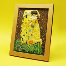 [모모앤아트] DIY 입체 캔버스 그림그리기 키트 연인, 단품