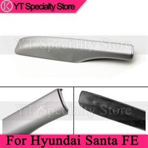 현대 산타페 2007 2010 2011 2012 24L 27L 수하물 랙 커버 루프 가드 1 개, 2.4Black Rear Left