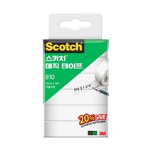 [코리아스퀘어] 3M 스카치 매직테이프 810R-6 12mmx18m