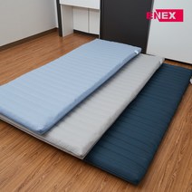 [에넥스]에스코지 10존 블랙밀크폼 접이식 매트리스 토퍼 멀티싱글[MS], 블루