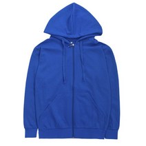 로맨코 남녀공용 무지 특양면 후드 집업 티셔츠