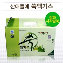 [산애들애] 쑥엑기스 (80ml x 30포) 1박스 3년숙성 강화사자발쑥 쑥진액
