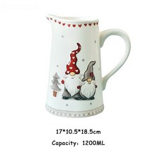 북유럽 산타 클로스 접시 커트레이 티팟 설 크리스마스 음식 트레이, 2.B