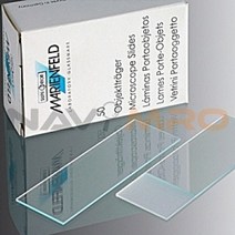 독일산 슬라이드글라스 50pcs HSU-1000412 76x26mm 1T Plain 멸균 가능, 412